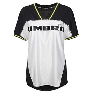 Umbro Women's Retro Soccer Jersey, Black Beauty/White - Picture 1 of 7