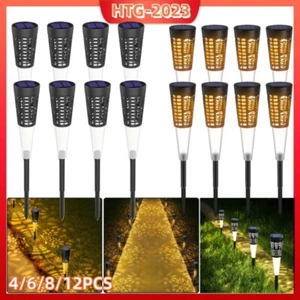 4-12Pack Solar Garden Lights Outdoor Landscape LED Light Pathway Yard Waterproof - Picture 1 of 60