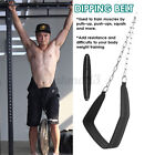 1X Dipping Belt Body Building Weight Lifting Chain Exercise Gym Training  ..