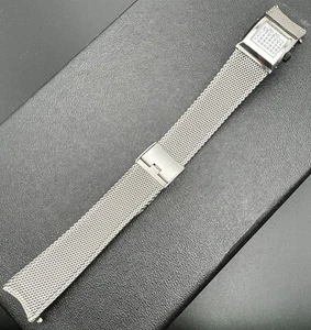 Vintage JB Champion Fit Bulova Accutron S/S Calendar Watch Metal Band BU-86 - Picture 1 of 11