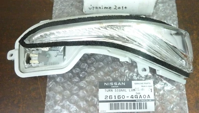 Genuine Nissan INFINITI Front RH Door Mirror Turn Signal Q50 Q60 Q70 26160-4GA0A Foto 1 de 3