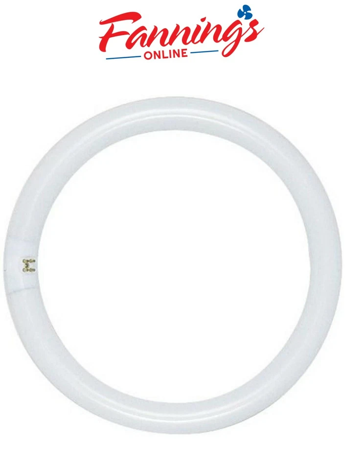 Satco S6506 4100K 40-Watt 4 Pin T9 Circline Lamp, Cool White, FC16T9 - Image 1 of 1