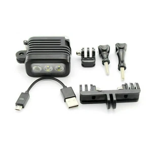 30M Waterproof Diving LED Light Flash Lamp For GoPro Hero 10/9/8/7/6/5 Sport Cam - Picture 1 of 14