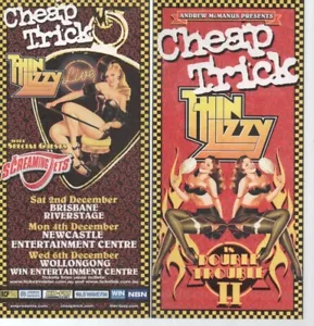 THIN LIZZY Rare German Only 7" OOP P/C Single + Bonus Aust Gig Flyer "Whisky" - Picture 1 of 3