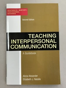 Teaching Interpersonal Communication : A Guidebook by Elizabeth Natalle and... - Picture 1 of 3