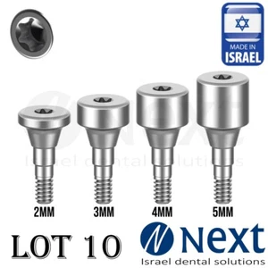 Lot x 10 Healing cap abutment Straumann Bone Level NC conical compatible 2-5 mm - Picture 1 of 9