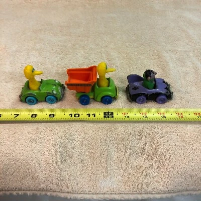 LOTE DE 3 VEHÍCULOS DIECAST PLAYSKOOL MUPPETS VINTAGE 1981 Y 1982 Foto 1 de 4