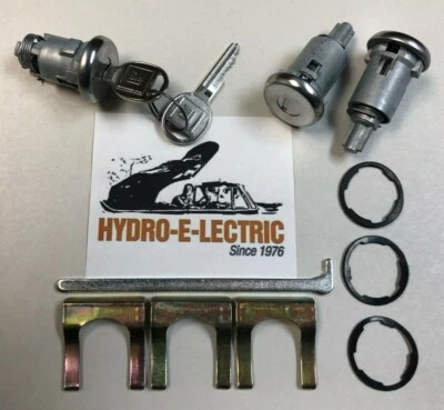 1969-1970 Cadillac 2-Door Hardtop & Convertible Door & Trunk lock set- GM keys Foto 1 de 2