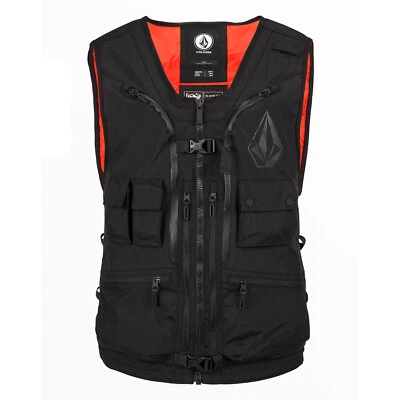 Volcom Mens 2024 Snowboard Snow - Iguchi Slack Vest - Black - Image 1 of 3