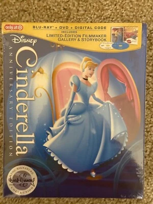 Cinderella (Blu-ray/DVD/Digital) TARGET STORYBOOK EXCLUSIVE! BRAND NEW & SEALED! Foto 1 de 2