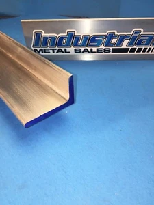 1-1/2" x 2-1/2" x 12"-Long x 1/4" Thick 6061Aluminum Angle >1.5" x 2.5" x .250" - Picture 1 of 1