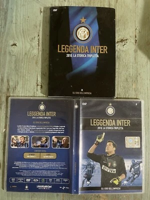 DVD N. 8 LEGGENDA INTER LO STORICO TRIPLETE 2010 MOURINHO GLI EROI DELL’ IMPRESA - Immagine 1 di 2