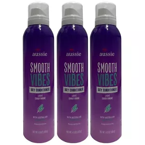 3 Pack Aussie Smooth Vibes Dry Conditioner Eucalyptus 4.9 oz Moisturizing RARE - Picture 1 of 9