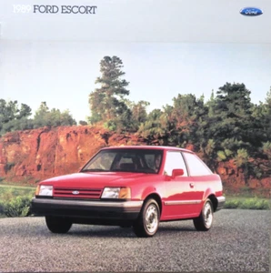 1989 Ford Escort USA Prospekt Brochure, 20 Seiten - Bild 1 von 5