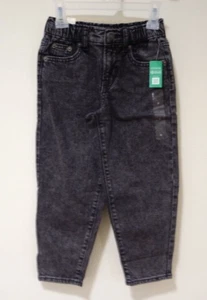 NWT Gap Kids Black Barrel Jeans Boy's Size 14 - Picture 1 of 2