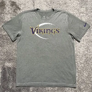 Nike Dri Fit NFL Minnesota Vikings Football Shirt Mens Medium - Picture 1 of 4