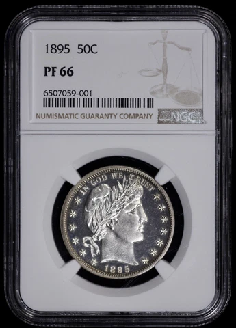 1895 50c Proof Barber Half Dollar NGC PF 66 Cover