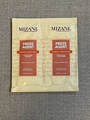 Mizani Press Agent Thermal Smoothing Sulfate Free Shampoo Conditioner Packets - Image 1 of 4