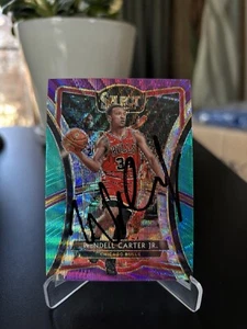 WENDELL CARTER JR SELECT TRI COLOR AUTO SSP AUTOGRAPHED SIGNED BULLS MAGIC DUKE! - Picture 1 of 1