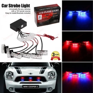 6X Strobe Blitzer Licht Auto 18 LED Flashlight Leuchtmittel Einsatzfahrzeug 12V - Bild 1 von 15