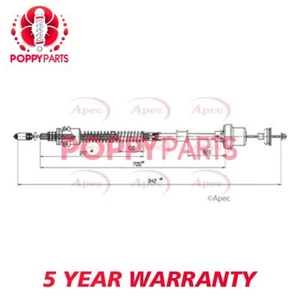 Se adapta a MG ZR 2001-2005 Rover 25 2003-2005 1.1 1.4 1.6 GCP cable de embrague - Imagen 1 de 2