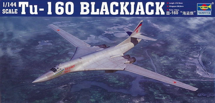 Trumpeter 03906 - 1:144 Tupolev Tu-160 BLACKJACK Bomber - Nuovo - Immagine 1 di 1
