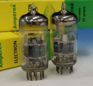 Dopasuj para Amperex Philips Heerlen ECC88/6DJ8, Maxi-Pre = BARDZO STRONG+, bn4141 - Zdjęcie 1 z 3