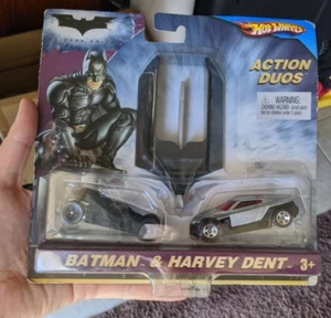 Batman 2008 Action Duo Batman & Harvey Dent New! 1:64 scale 2 cars w/ Car launch - Picture 1 of 7