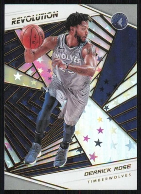 2018 PANINI REVOLUTION DERRICK ROSE 91 MINT ASTRO MINNESOTA TIMBERWOLVES - Image 1 of 2
