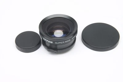 TIFFEN TELEPHOTO 2.0x & SUPER WIDE ANGLE 0.5x CONVERTER 37MM. EXCELLENT - Image 1 of 4