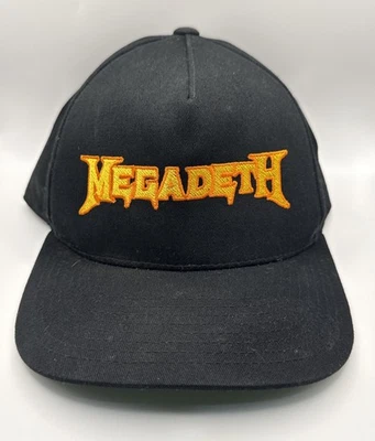 Megadeth Heavy Metal Band Embroidered SnapBack Baseball Cap Adjustable Hat - Image 1 of 4