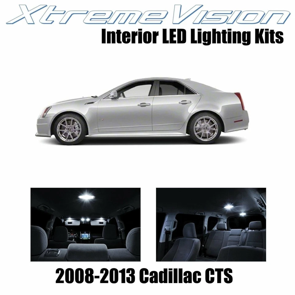 LED interior XtremeVision para Cadillac CTS 2008-2013 (16 PIEZAS) blanco puro Foto 1 de 4