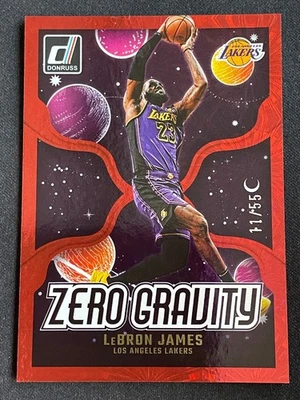 LeBron James 2024-25 Panini Donruss Zero Gravity Red Fireworks /55 #3 - Image 1 of 2