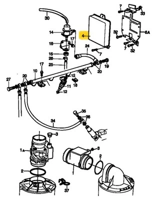 SAAB 9000 C9000 CENTRALINA ELETTRONICA INIEZIONE LUCAS NLS TURBO OEM 9117789 - Immagine 1 di 4