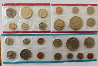 US Mint Uncirculated 1972 and 1973 Coin Sets - Image 1 of 4