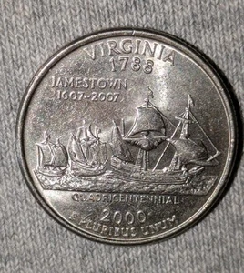 2000-P Virginia State Quarter Proof Like Mint State MS Excellent Condition - Picture 1 of 13