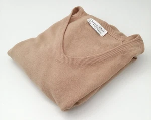 Vintage Christian Dior Beige Jumper Men's Size L V-Neck Monsieur Paris New York - Picture 1 of 15