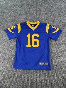 Jared Goff Jersey Youth Boys Medium Blue Los Angeles Rams Nike NFL On Field Kids - Picture 1 of 9