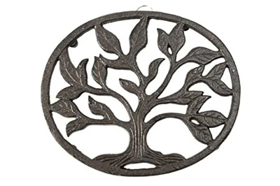GASARÉ, Remache de Hierro Fundido, Remache de Metal, Diseño de Raíces de Árbol, 81/4 x 63/4 Pulgadas Foto 1 de 4