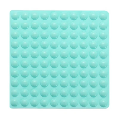 100 Stück Schranktürpuffer, 5/16" Durchmesser, 0,1" dick (Halbkreisform, blau) - Bild 1 von 4