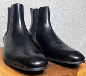 Express Chelsea Black Men’s Leather Boots 55285 Size 12 - Picture 1 of 10