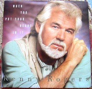 KENNY ROGERS When You Put Your Heart In It, 7" Vinyl & Picture Sleeve - N/MINT! - Picture 1 of 4