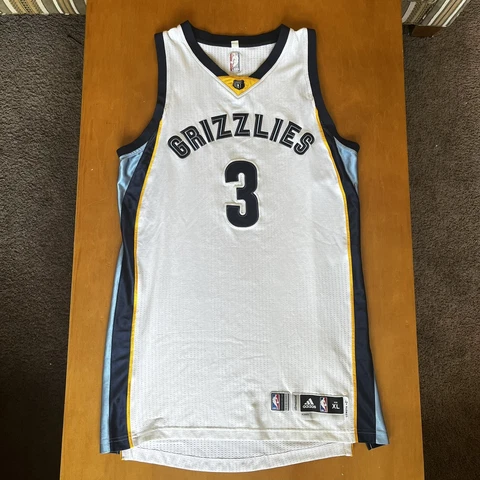 Jordan Adams Memphis Grizzlies Team Game Issued Adidas Rev30 Jersey XL NBA White Cover