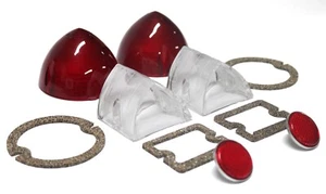 New USA-Made 10-Pc Tail Light Lens Set For 1956 Chevy 150 210 Nomad Bel Air Lamp - Picture 1 of 24