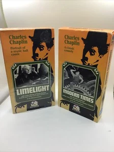 Charlie Chaplin Lot Of 2: Modern Times & Limelight Betamax NOT VHS Beta 1936 - Picture 1 of 10