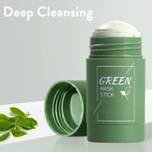 Green Tea Mask Stick Face Clay Cleansing Facial Oil control for All Skin Type PP - Picture 1 of 12