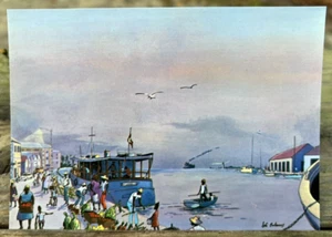 Woodes Rogers Wharf Nassau Bahamas por John Lodi - Postal de colección - Imagen 1 de 2