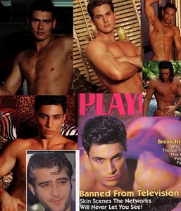 PLAYGIRL 9-00 SEPTEMBER 2000 GORAN VISNJIC VIRGIN NUDE! EDDIE CIBRIAN HAIRY HUNK - Picture 1 of 1