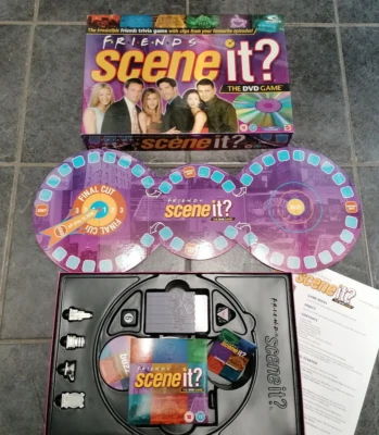 Scene It Friends DVD Board Game TV Show Family Party Quiz Questions Knowledge - Image 1 of 4