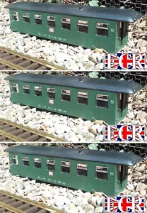 3 yes THREE, G SCALE 45mm GAUGE COACH HOUSE STORE WORKSHOP STATION RAILWAY TRAIN - Picture 1 of 2